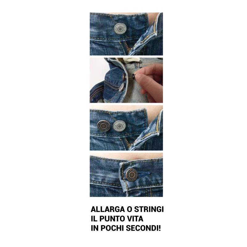 MAGIC BUTTON Allarga o stringi punto vita, Merceria